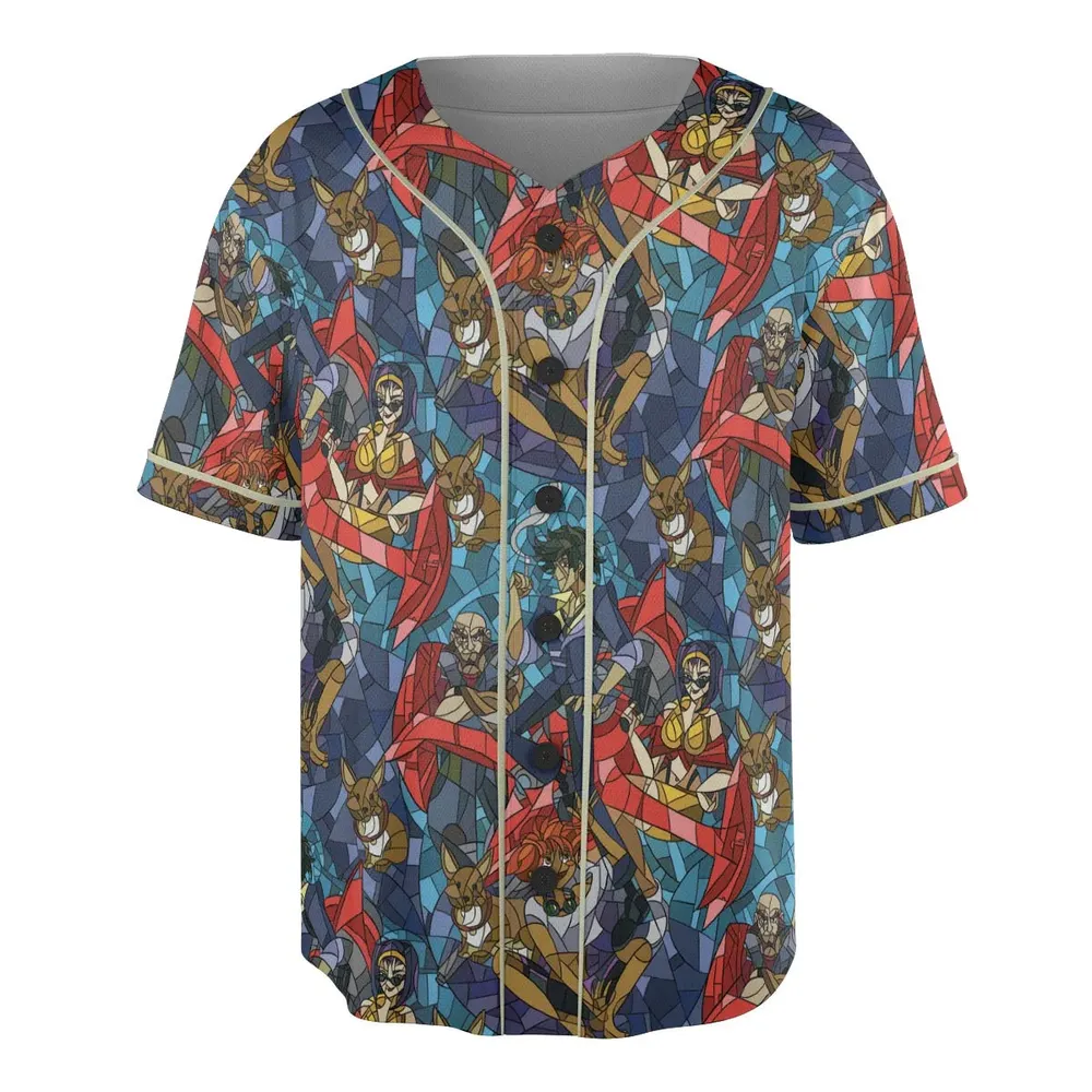 Spike Spiegel Faye Valentine Edward Wong Cowboy Bebop Unisex Baseball Jersey - 3