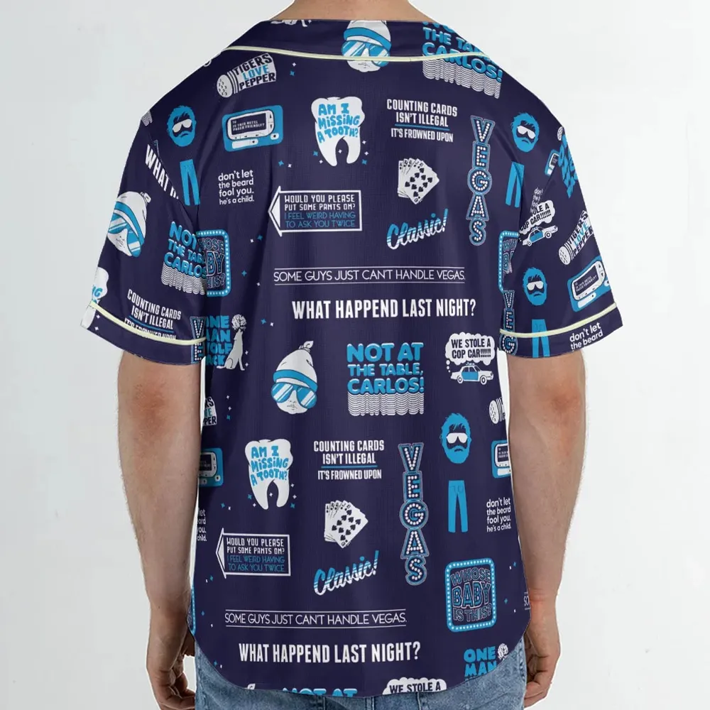 What Happened Last Night The Hangover Unisex Baseball Jersey - 2