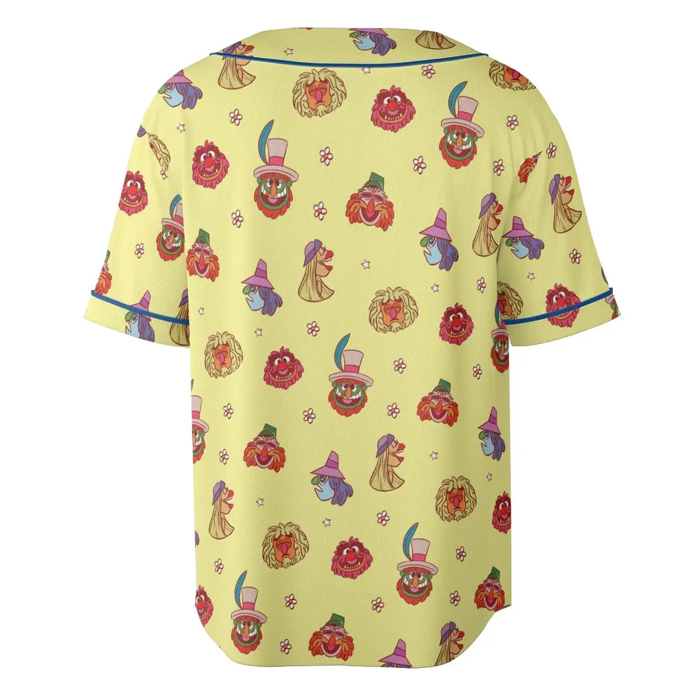 The Electric Mayhem Characters The Muppet Show Unisex Baseball Jersey - 4