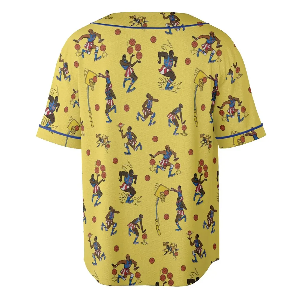 Harlem Globetrotters Unisex Baseball Jersey - 4