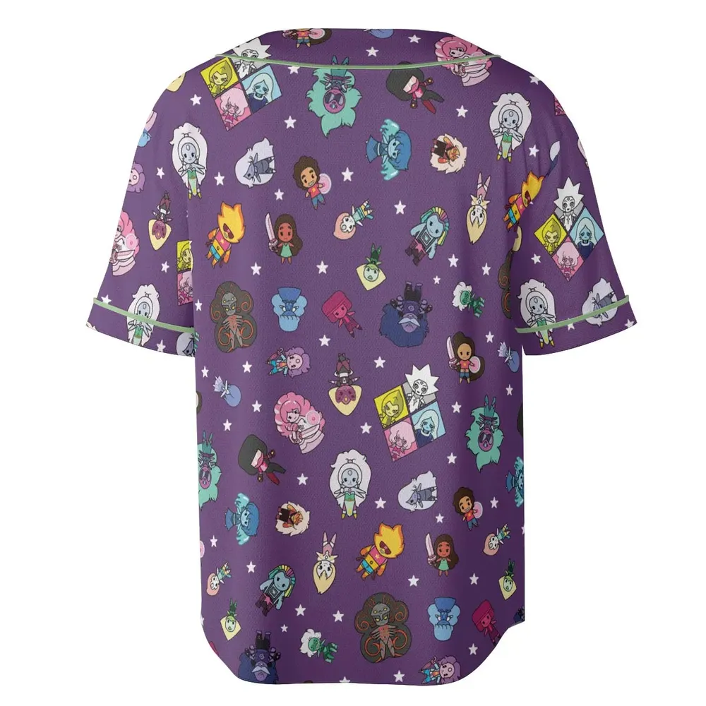 Crystal Gems Steven Universe Unisex Baseball Jersey - 4
