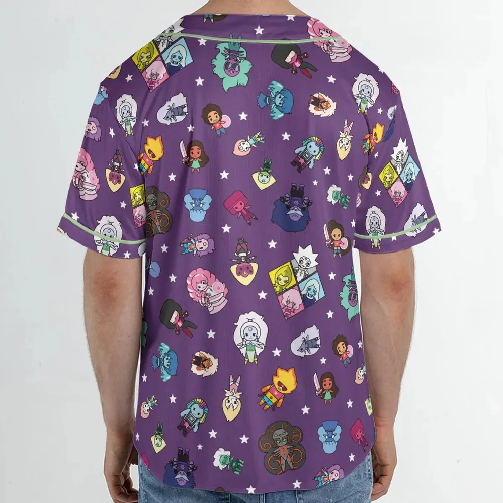 Crystal Gems Steven Universe Unisex Baseball Jersey - 2
