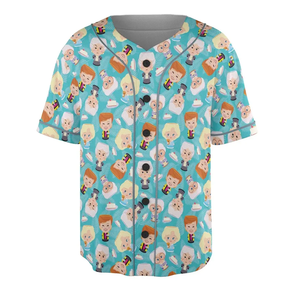 Little Dolls The Golden Girls Unisex Baseball Jersey - 3
