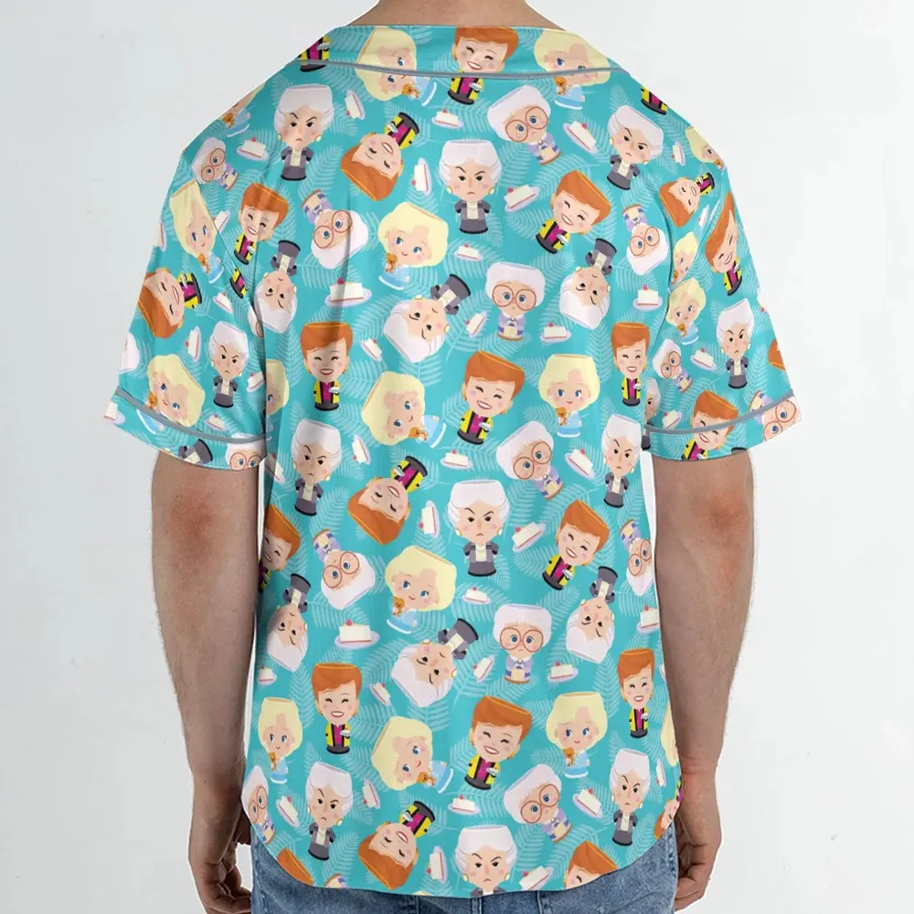 Little Dolls The Golden Girls Unisex Baseball Jersey - 2
