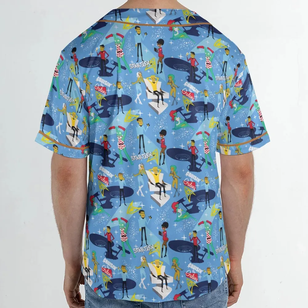 Cruisin' The Galaxy Star Trek Unisex Baseball Jersey - 2