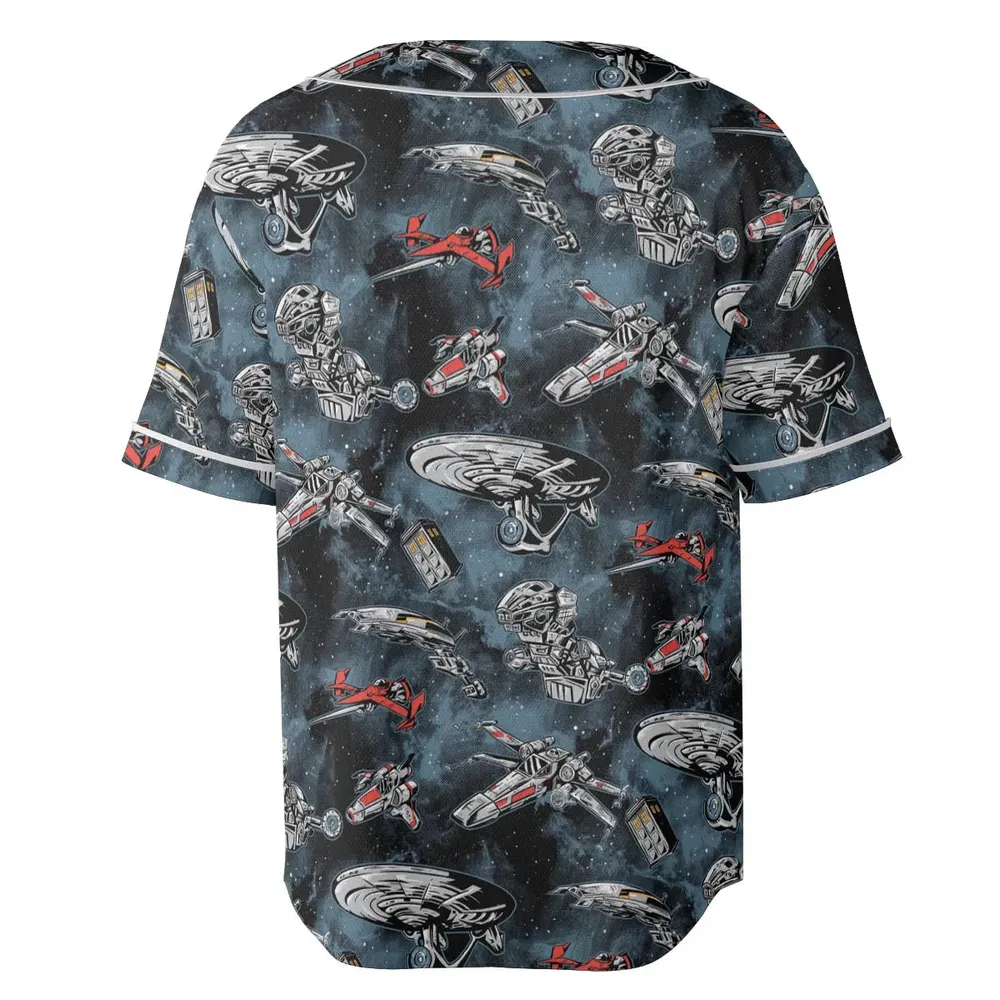 Ultimate Space Fleet Unisex Baseball Jersey - 4