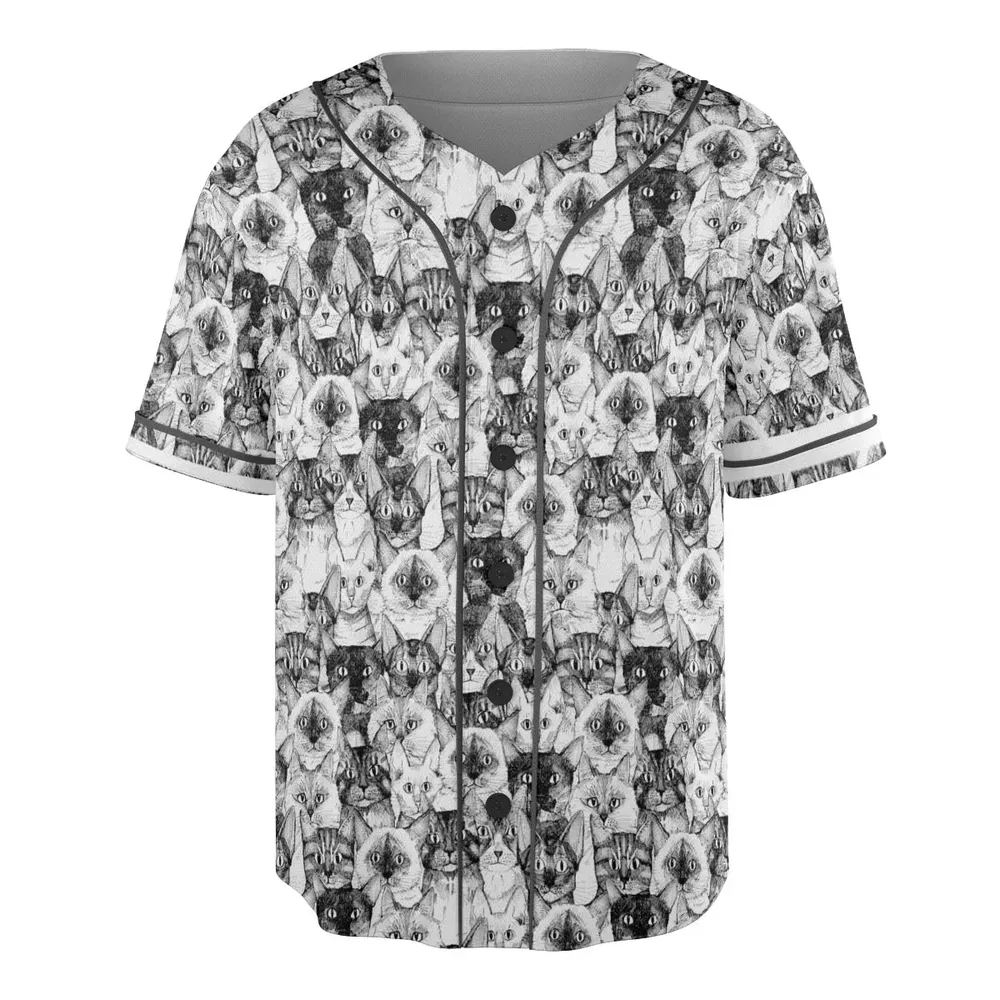 Just Cats Unisex Baseball Jersey - 3