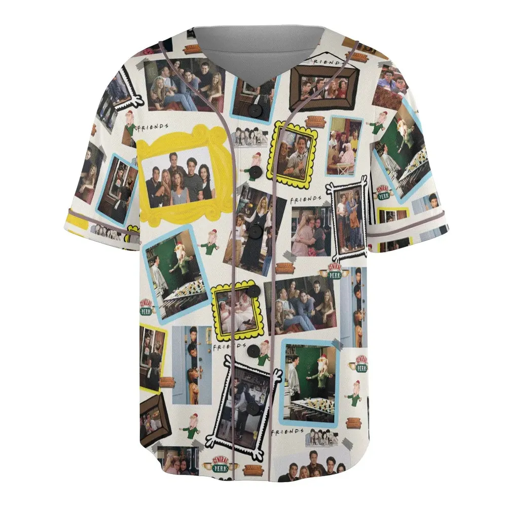 FRIENDS Unisex Baseball Jersey - 3
