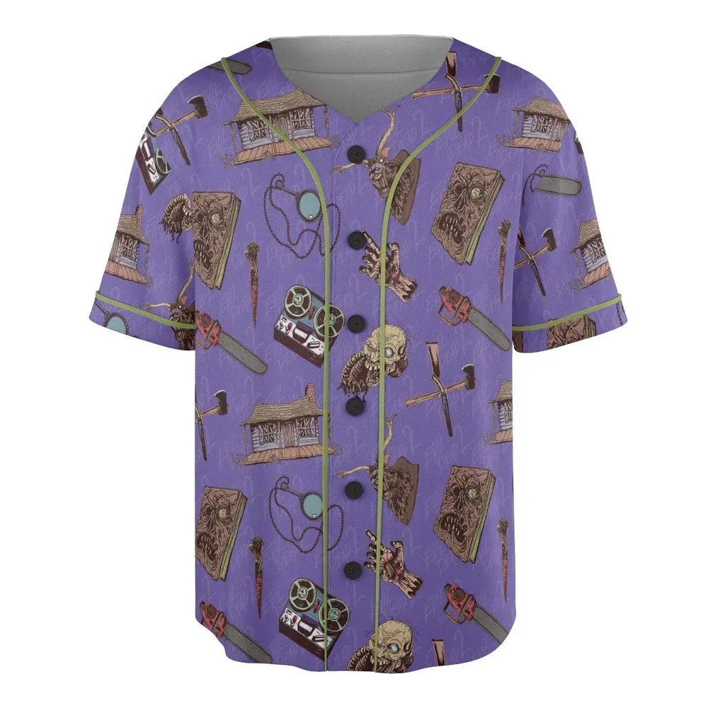 Evil Dead Horror Unisex Baseball Jersey - 3