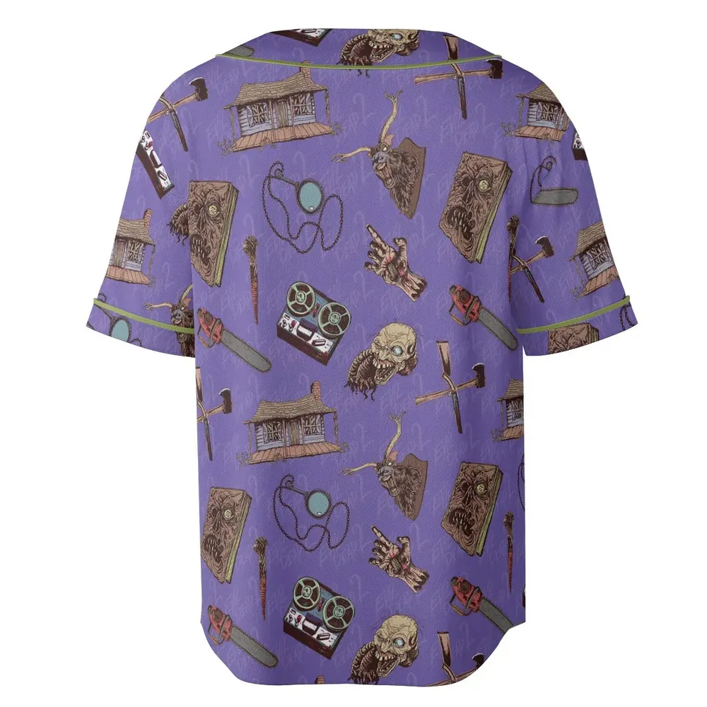 Evil Dead Horror Unisex Baseball Jersey - 4