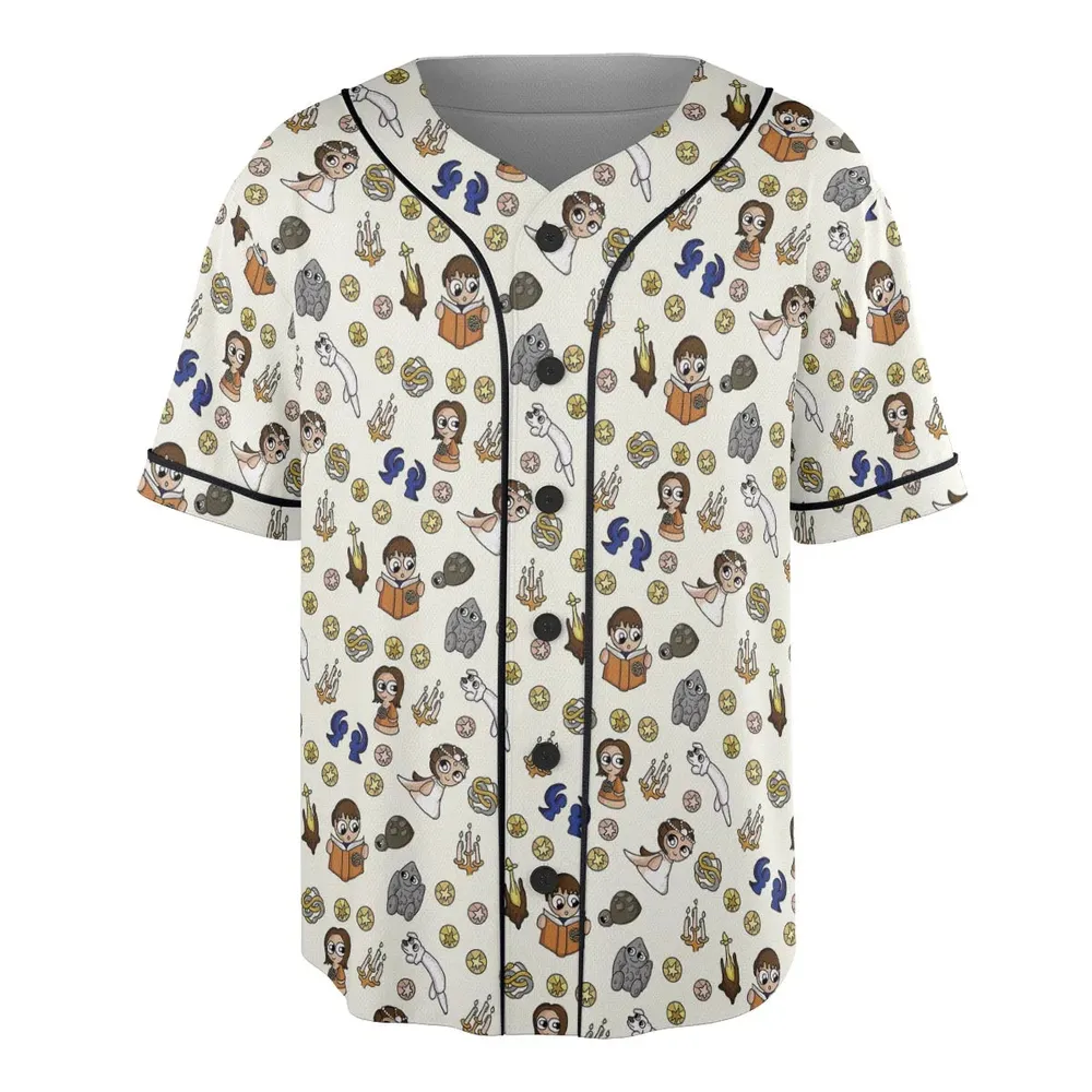 Doodle Luck Dragon Falkor The Neverending Story Unisex Baseball Jersey - 3