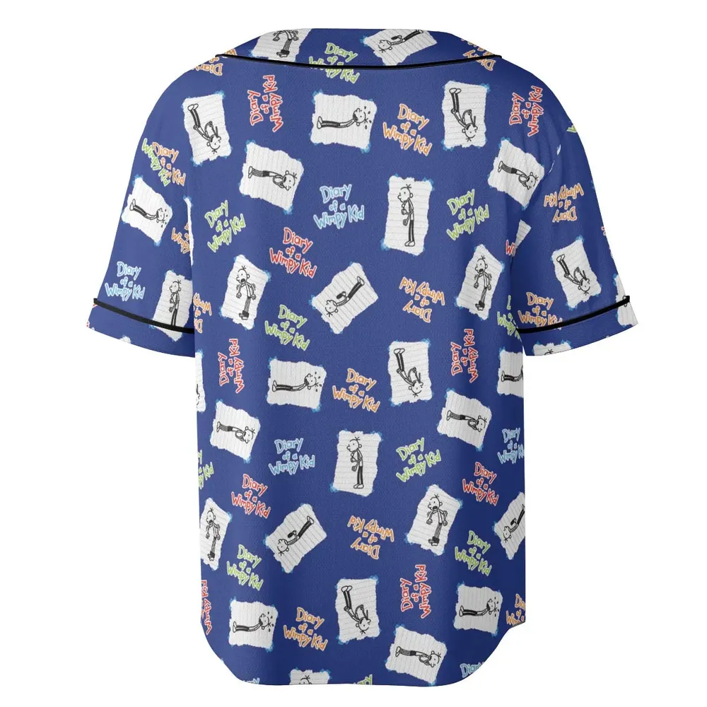 Diary of a Wimpy Kid Unisex Baseball Jersey - 4