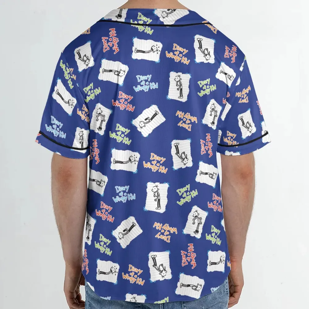 Diary of a Wimpy Kid Unisex Baseball Jersey - 2