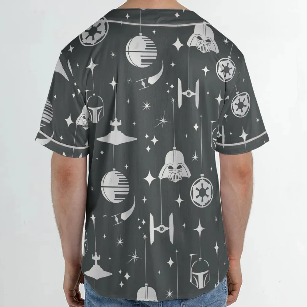 Dark Side Holiday Star Wars Unisex Baseball Jersey - 2