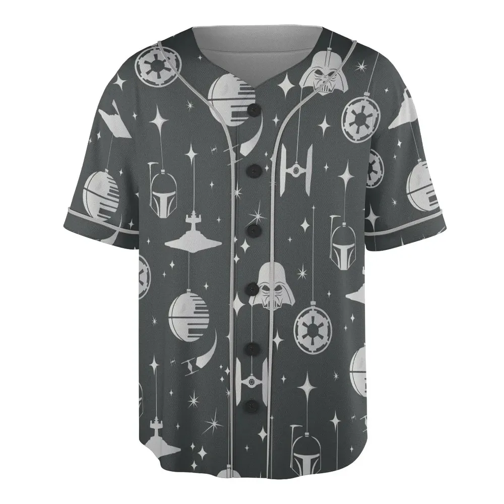 Dark Side Holiday Star Wars Unisex Baseball Jersey - 3