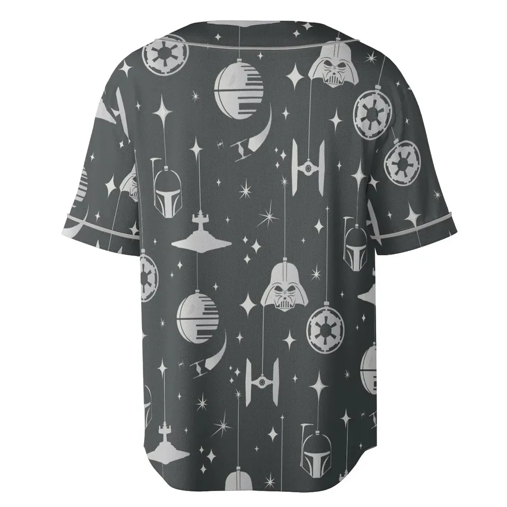 Dark Side Holiday Star Wars Unisex Baseball Jersey - 4