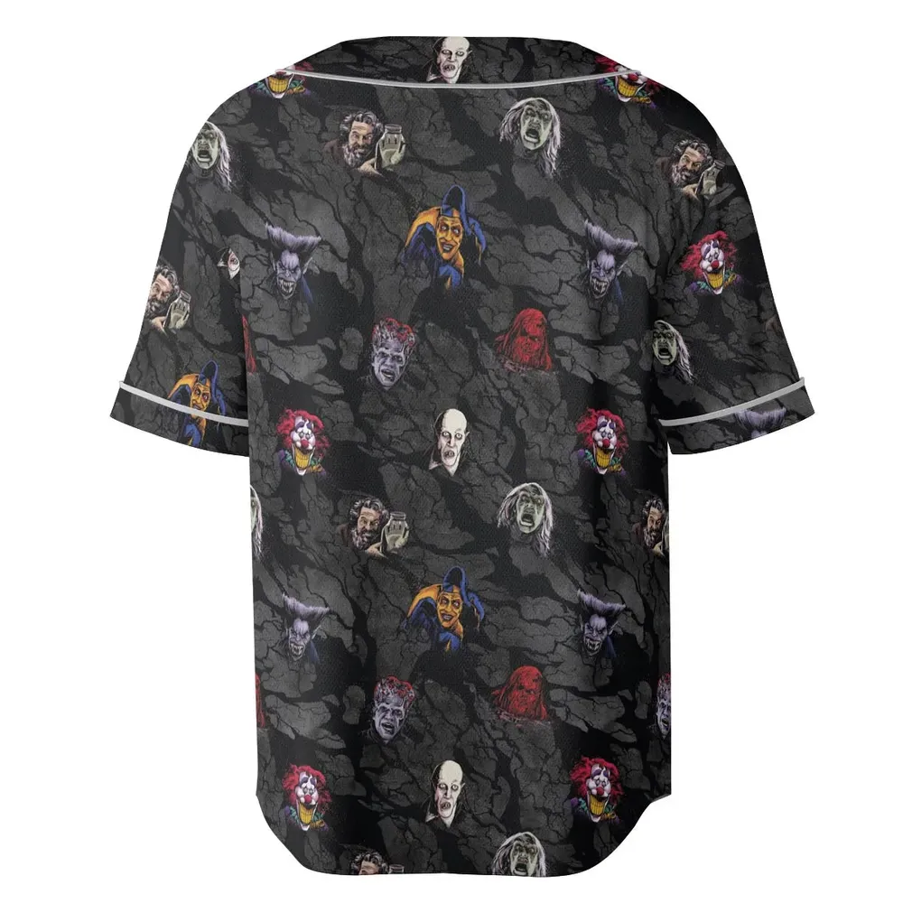 Cult Movie Characters Ghastly Grinner Nosferatu Unisex Baseball Jersey - 4