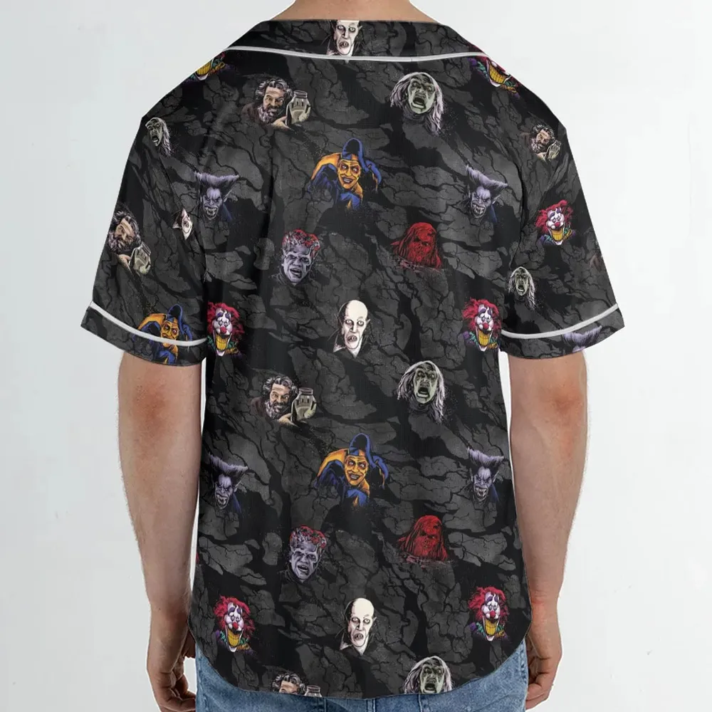 Cult Movie Characters Ghastly Grinner Nosferatu Unisex Baseball Jersey - 2