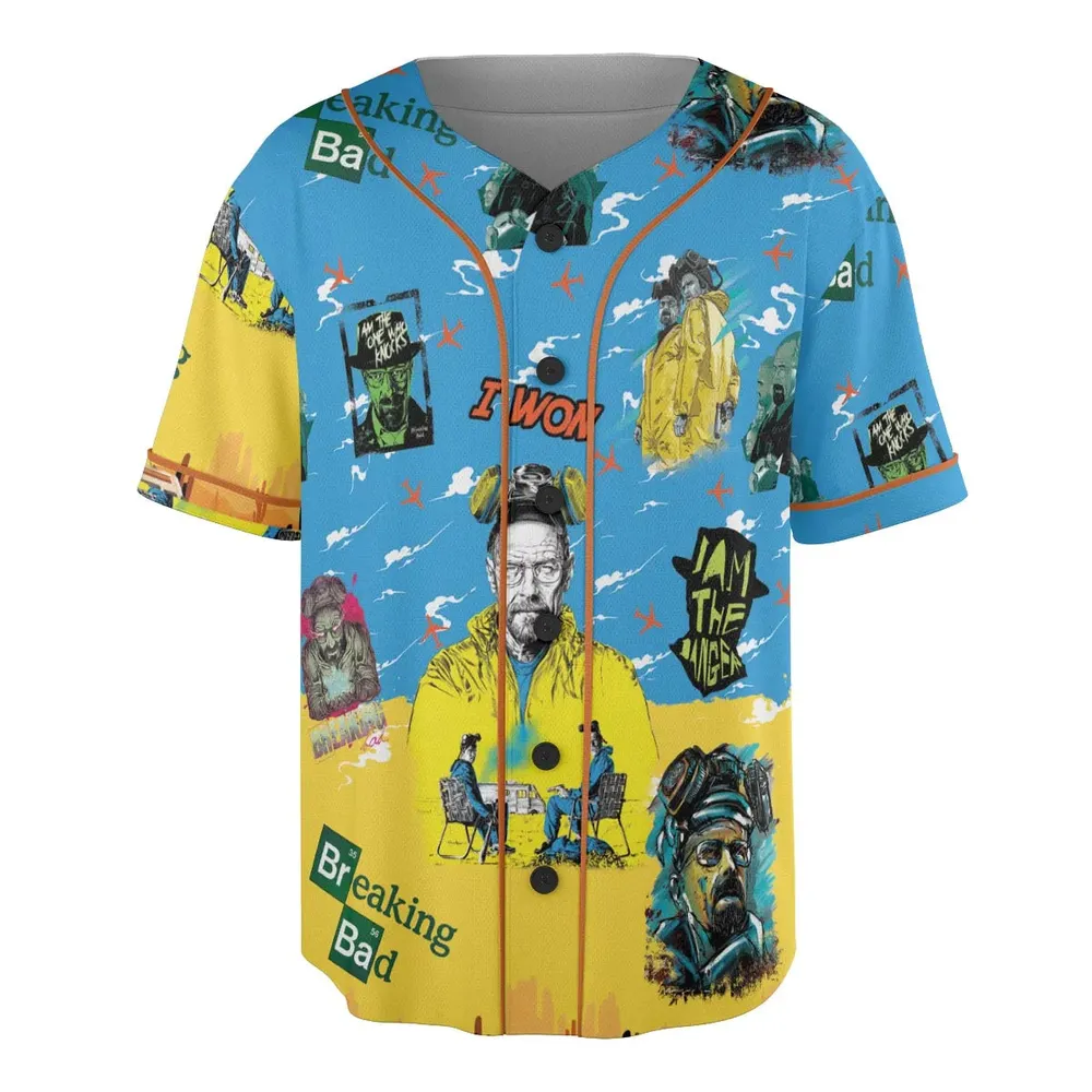 Cooking Meth Breaking Bad Unisex Baseball Jersey - 3