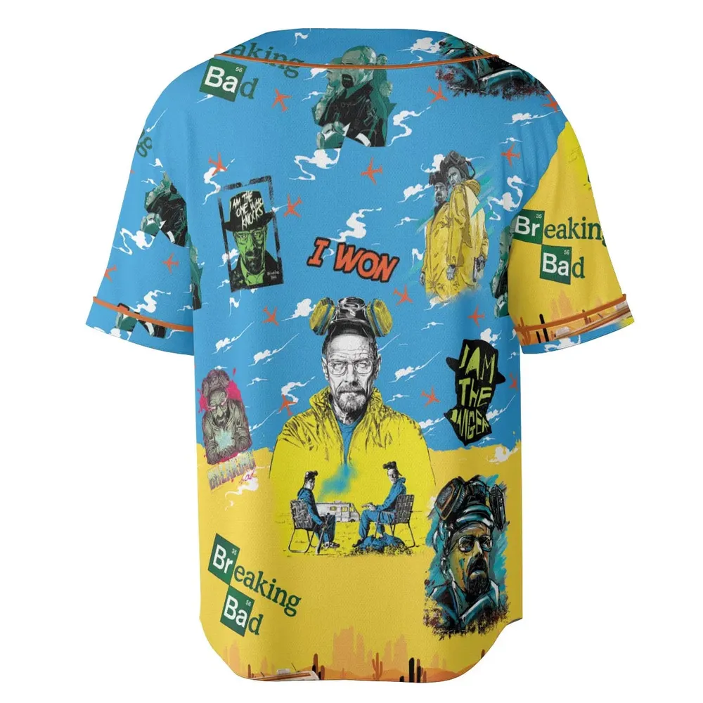 Cooking Meth Breaking Bad Unisex Baseball Jersey - 4