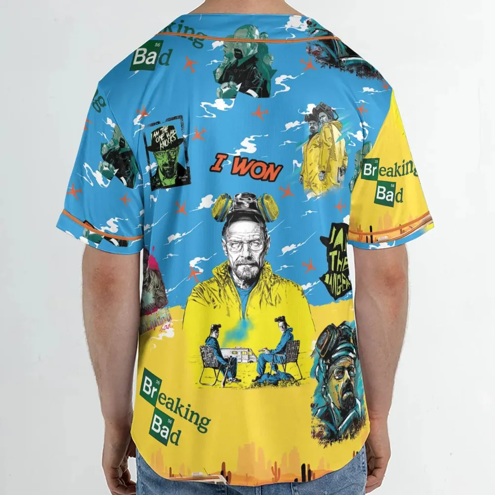 Cooking Meth Breaking Bad Unisex Baseball Jersey - 2