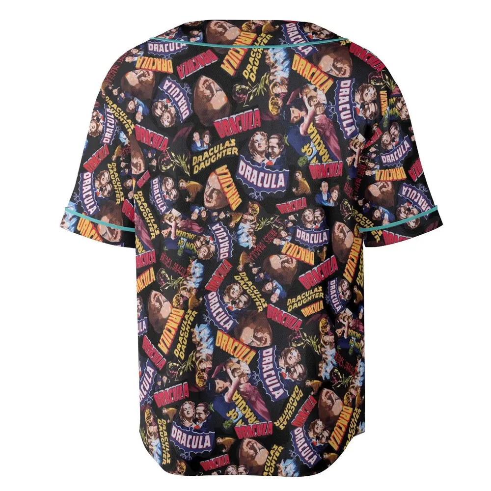 Classic Horror Films Unisex Baseball Jersey - 4