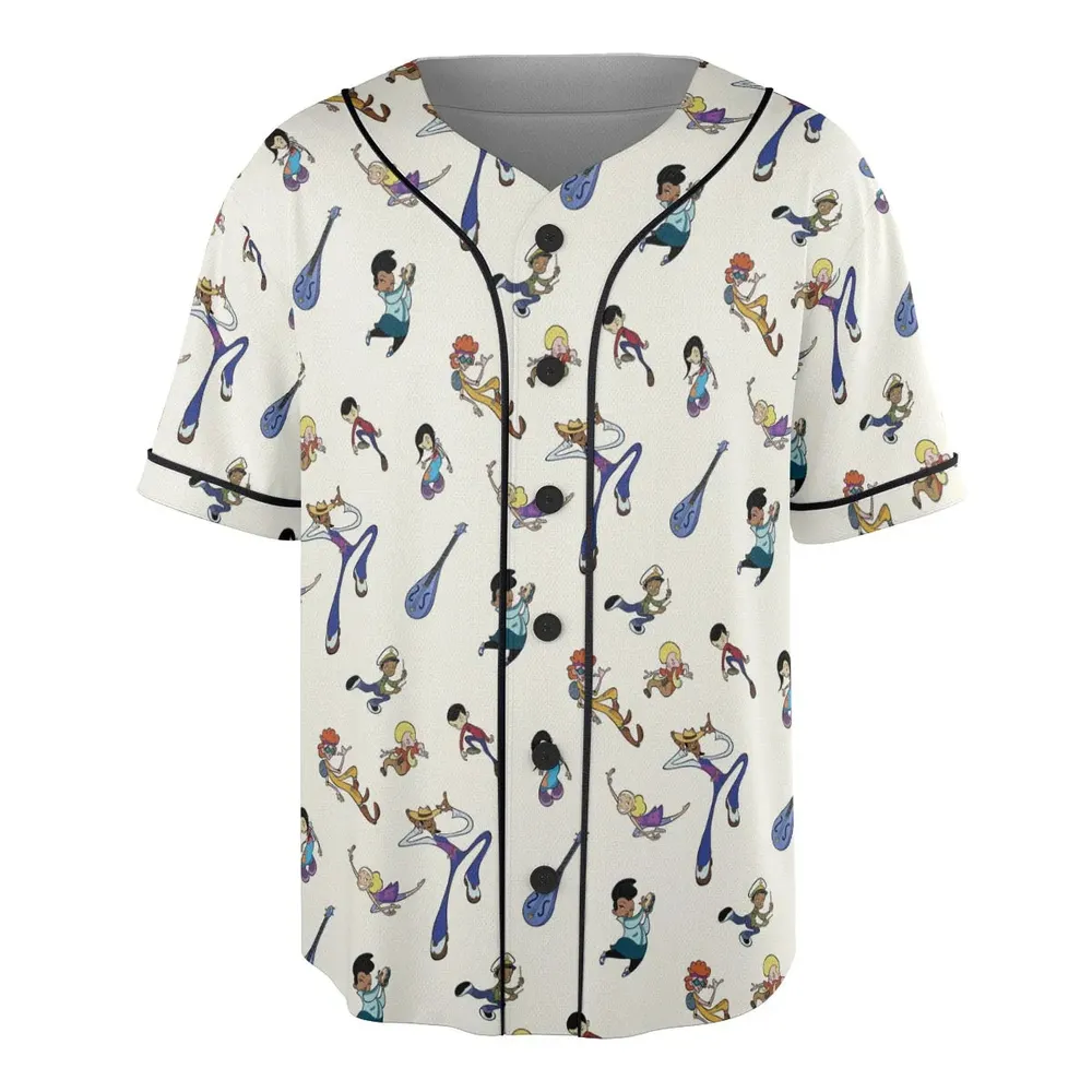 Class Of 3000 Characters Pattern Unisex Baseball Jersey - 3