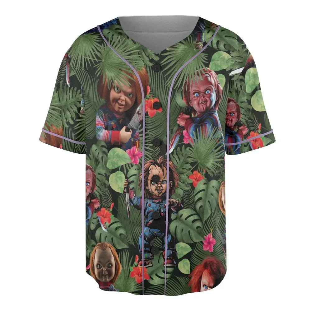Chucky Just Wanna Have Fun Unisex Baseball Jersey - 3
