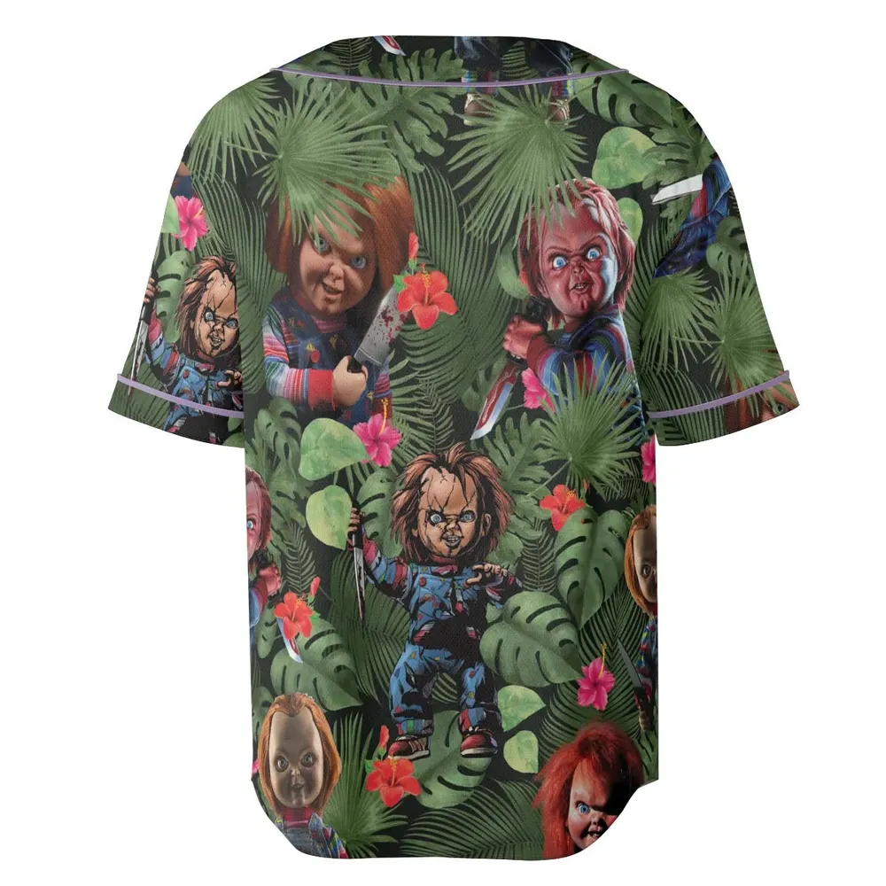 Chucky Just Wanna Have Fun Unisex Baseball Jersey - 4