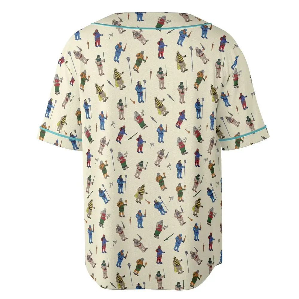 Carl In Masters Of The Universe Pattern Unisex Baseball Jersey - 4