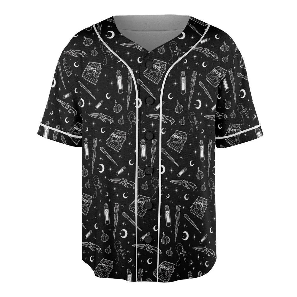 Buffy The Vampire Slayer Items Pattern Unisex Baseball Jersey - 3