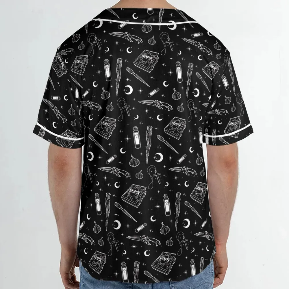 Buffy The Vampire Slayer Items Pattern Unisex Baseball Jersey - 2