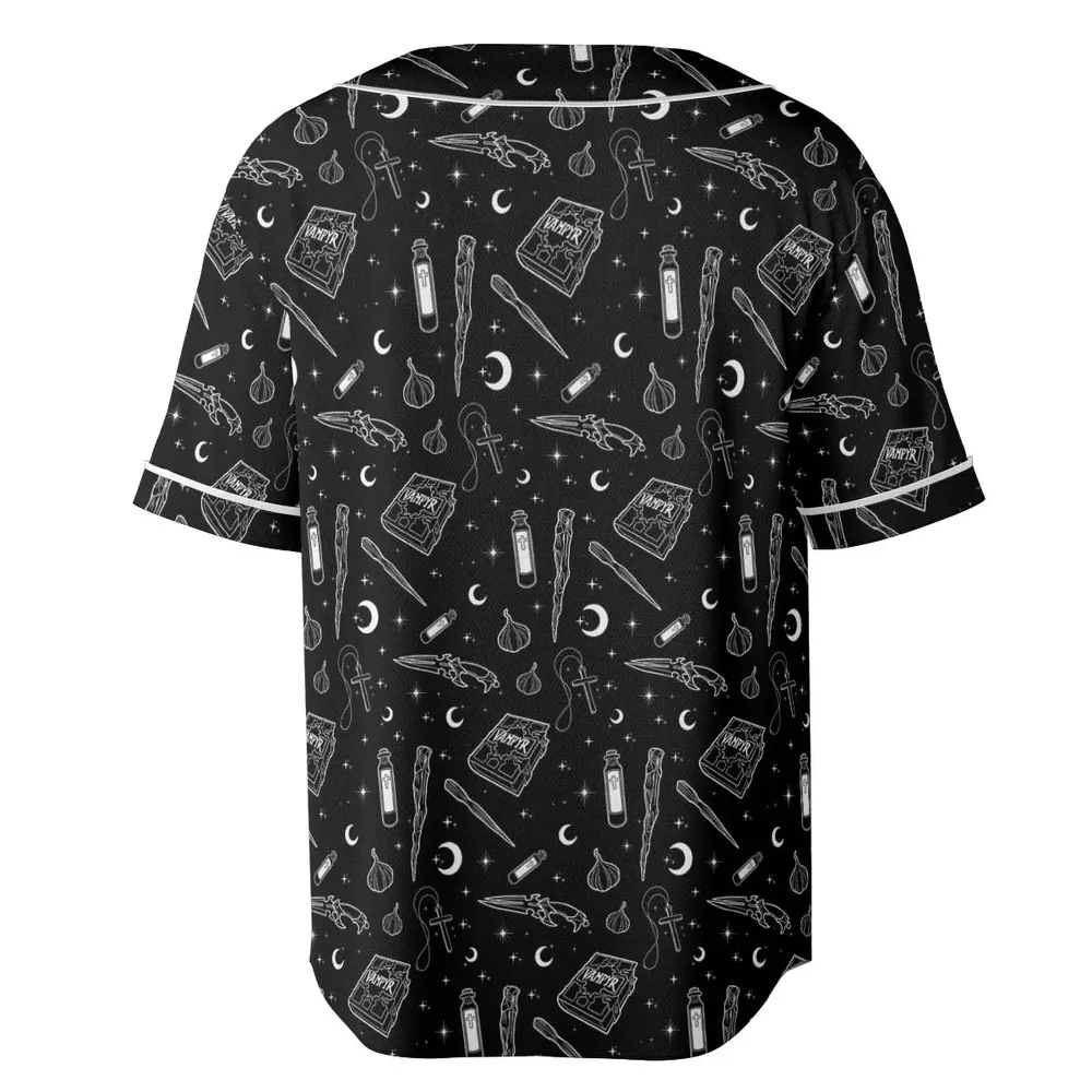 Buffy The Vampire Slayer Items Pattern Unisex Baseball Jersey - 4