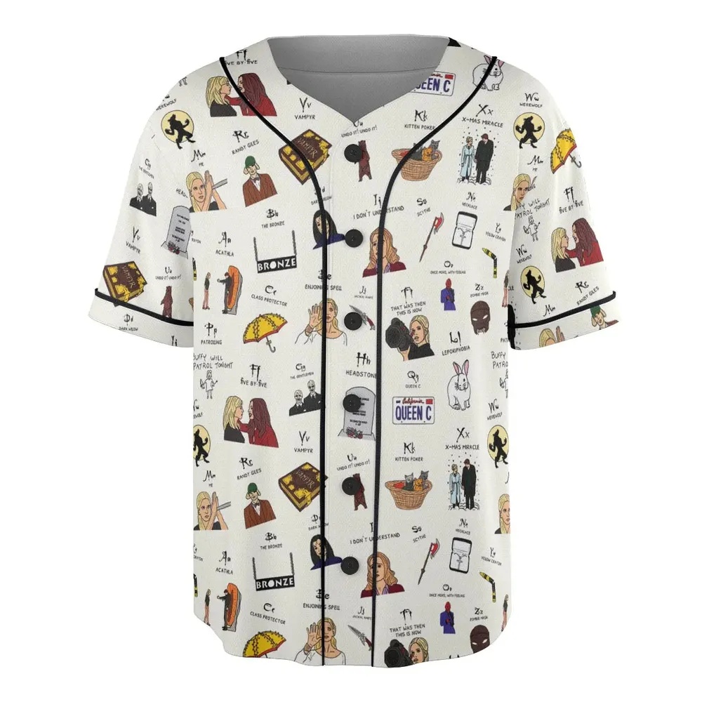 Buffy the Vampire Slayer Unisex Baseball Jersey - 3