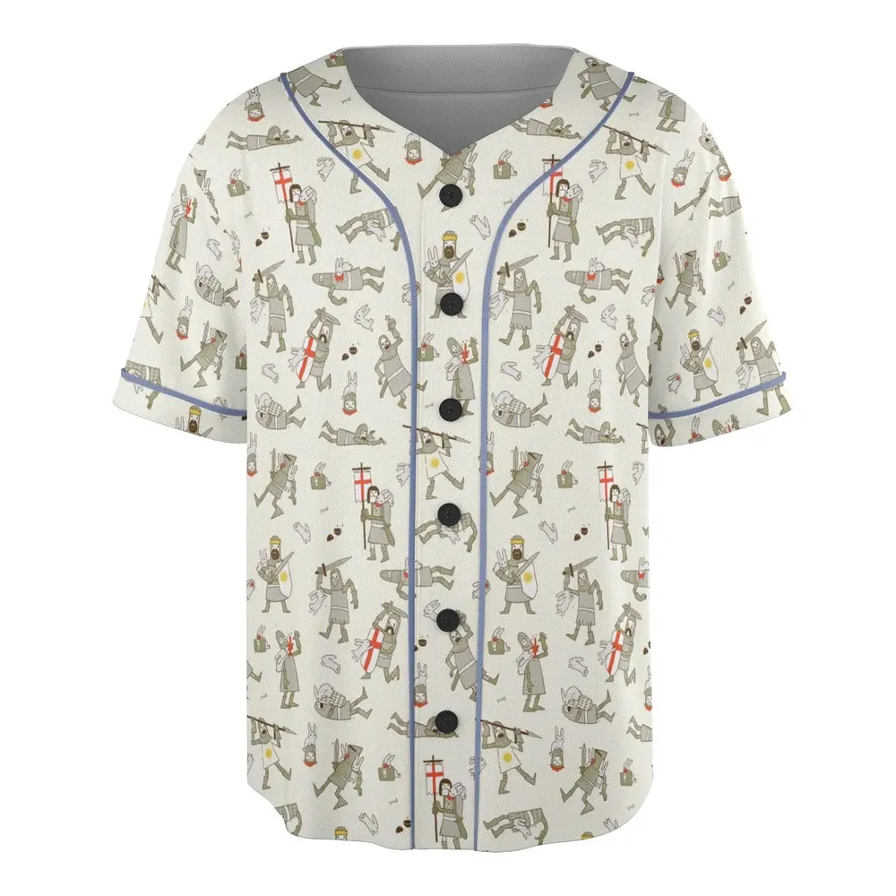 Bad Tempered Rodents Monty Python Unisex Baseball Jersey - 3