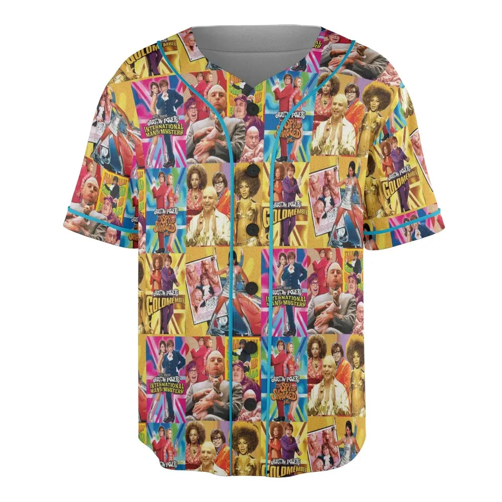 Austin Powers Gold Member Unisex Baseball Jersey - 3