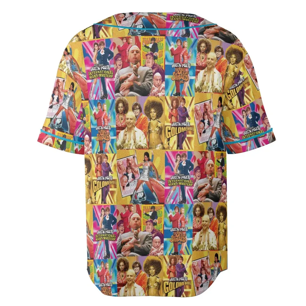 Austin Powers Gold Member Unisex Baseball Jersey - 4