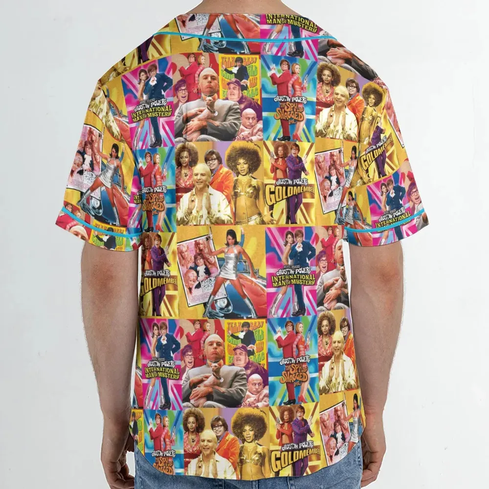Austin Powers Gold Member Unisex Baseball Jersey - 2