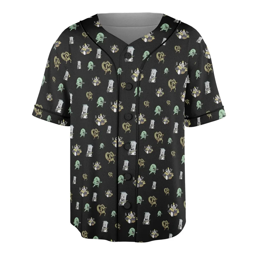 Aqua Teen Hunger Force Pattern Unisex Baseball Jersey - 3