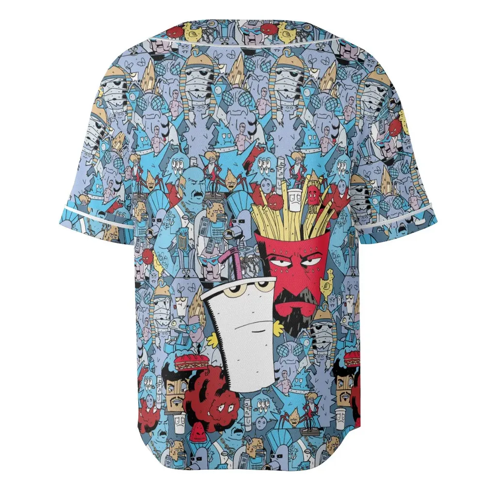 Aqua Teen Hunger Force Unisex Baseball Jersey - 4