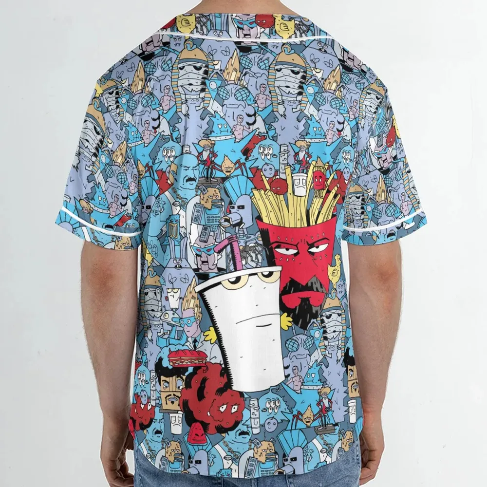 Aqua Teen Hunger Force Unisex Baseball Jersey - 2