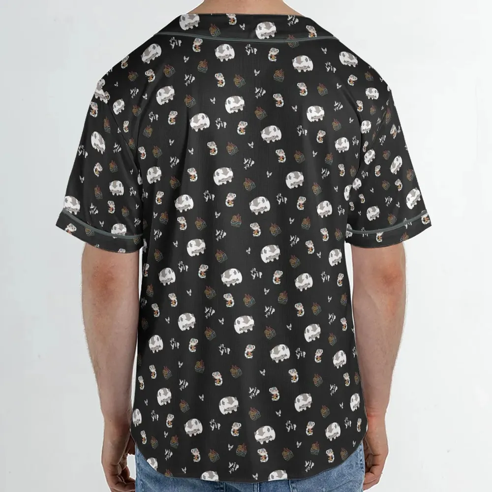 Appa Yip Yip Avatar Pattern Unisex Baseball Jersey - 2