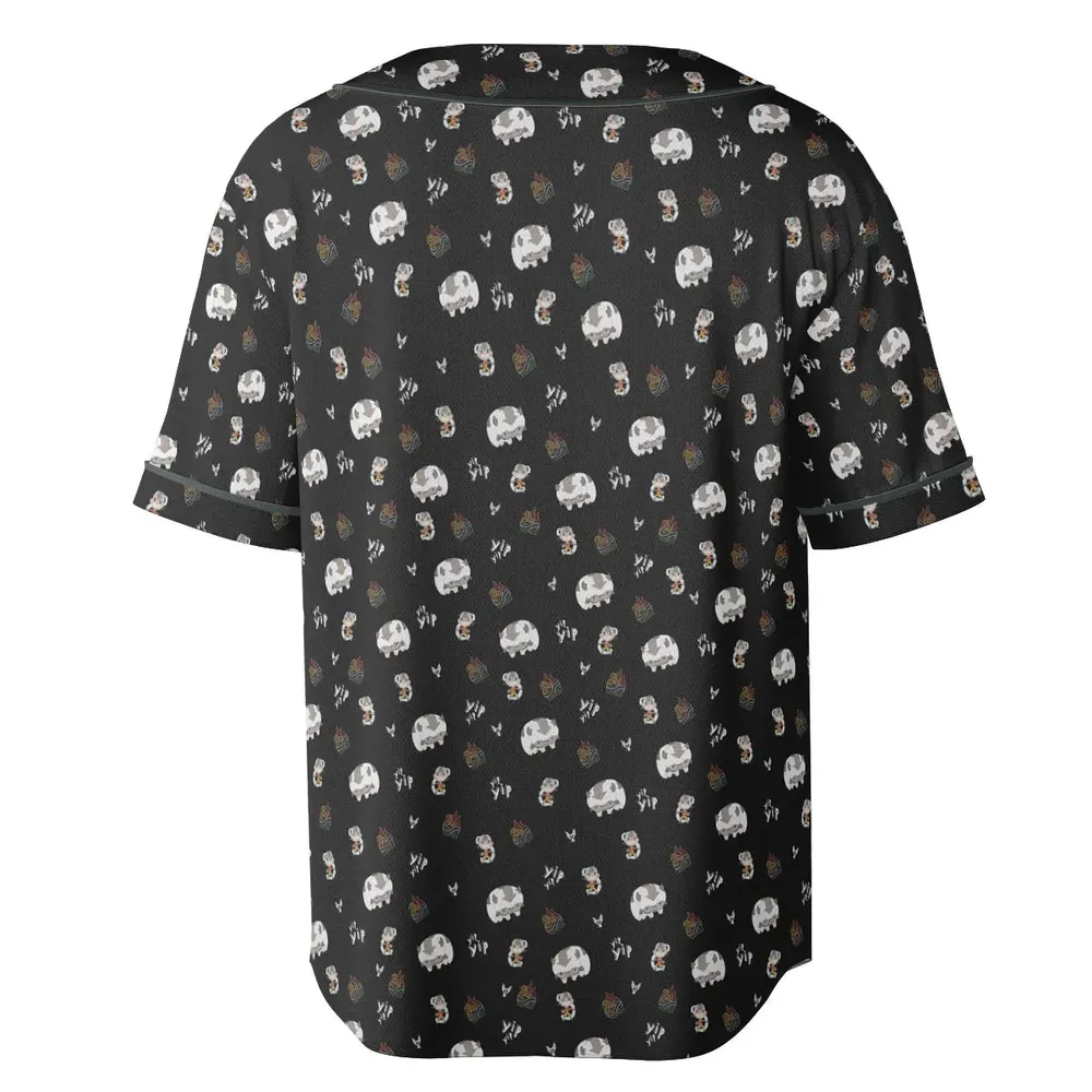 Appa Yip Yip Avatar Pattern Unisex Baseball Jersey - 4