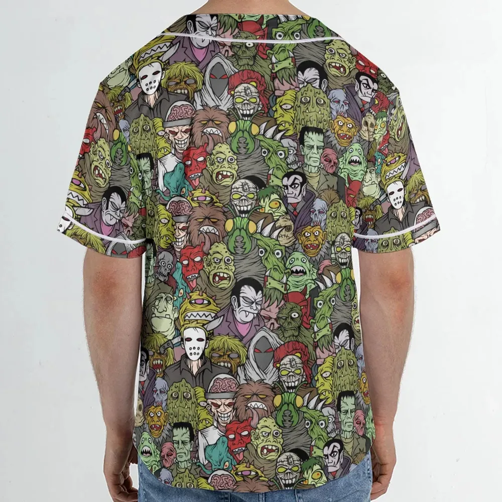 All The Monsters Are Here Unisex Baseball Jersey - 2