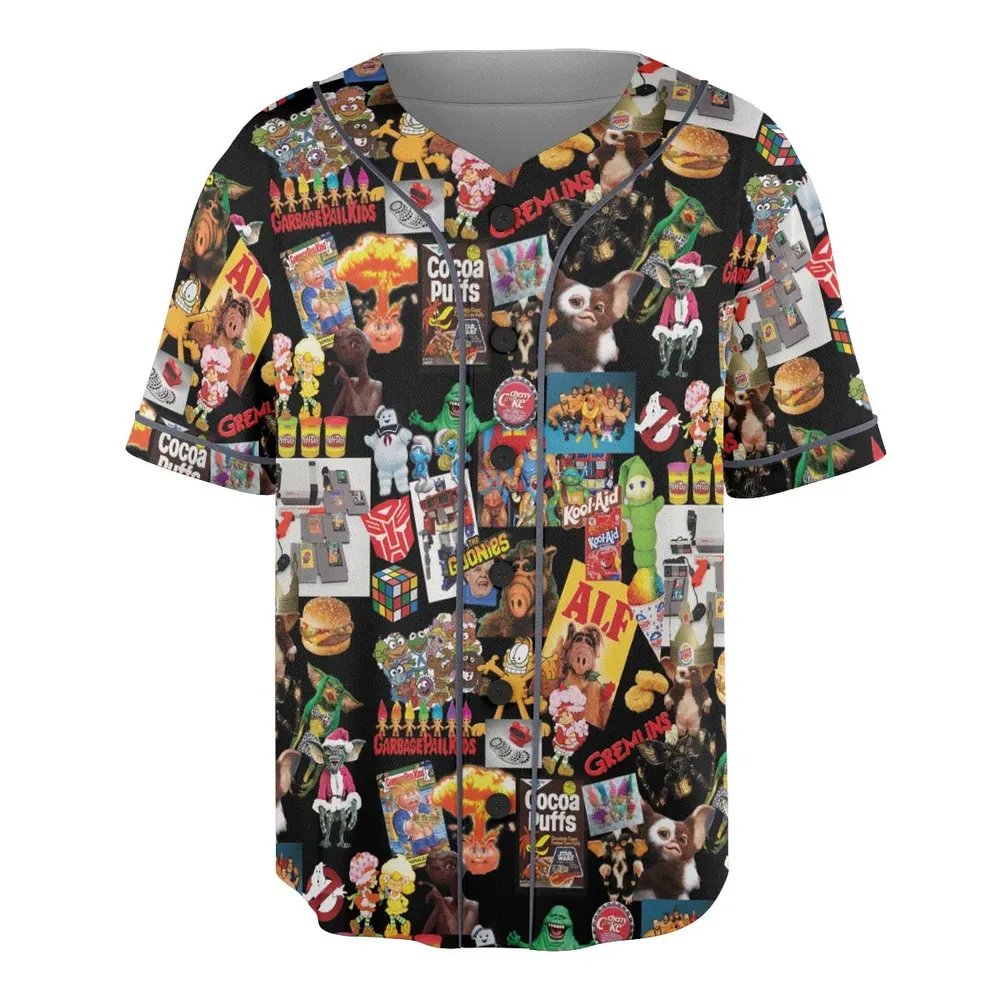 80's Kids Starter Pack Unisex Baseball Jersey - 3