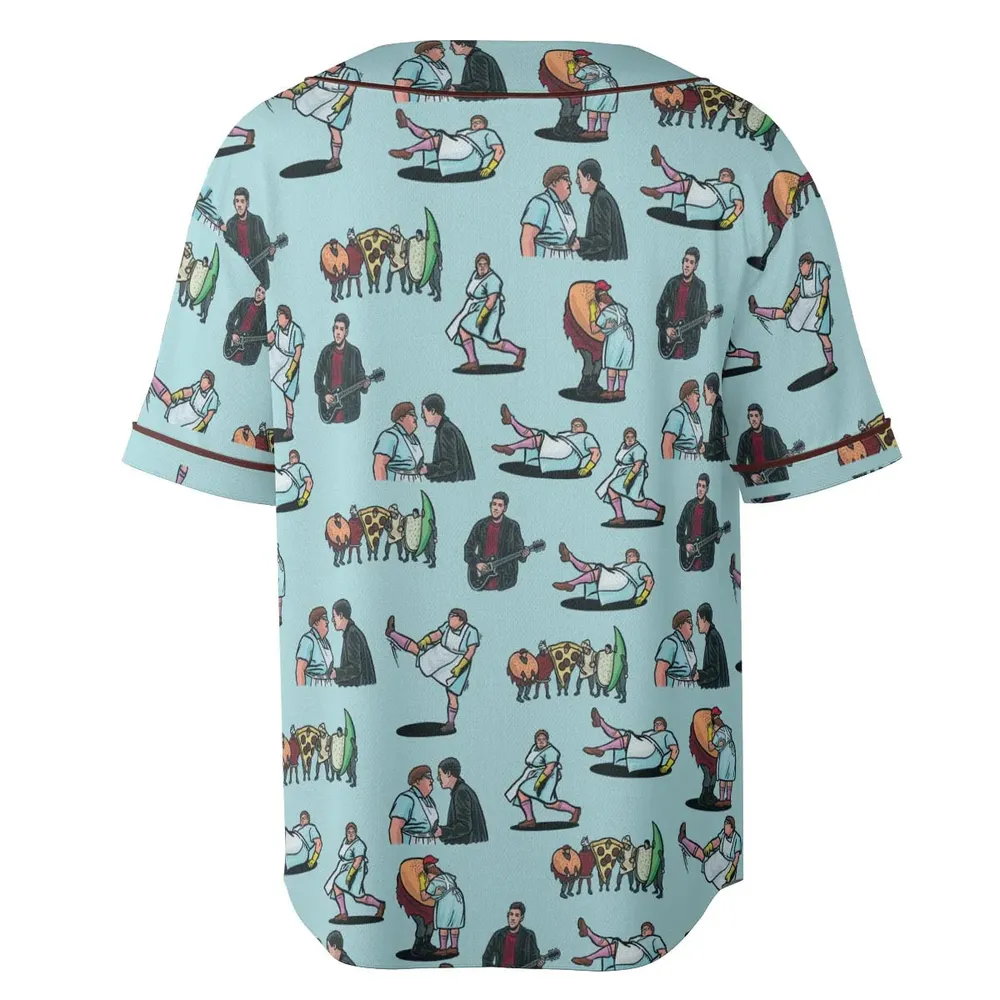 Lunch Lady Land SNL Unisex Baseball Jersey - 4