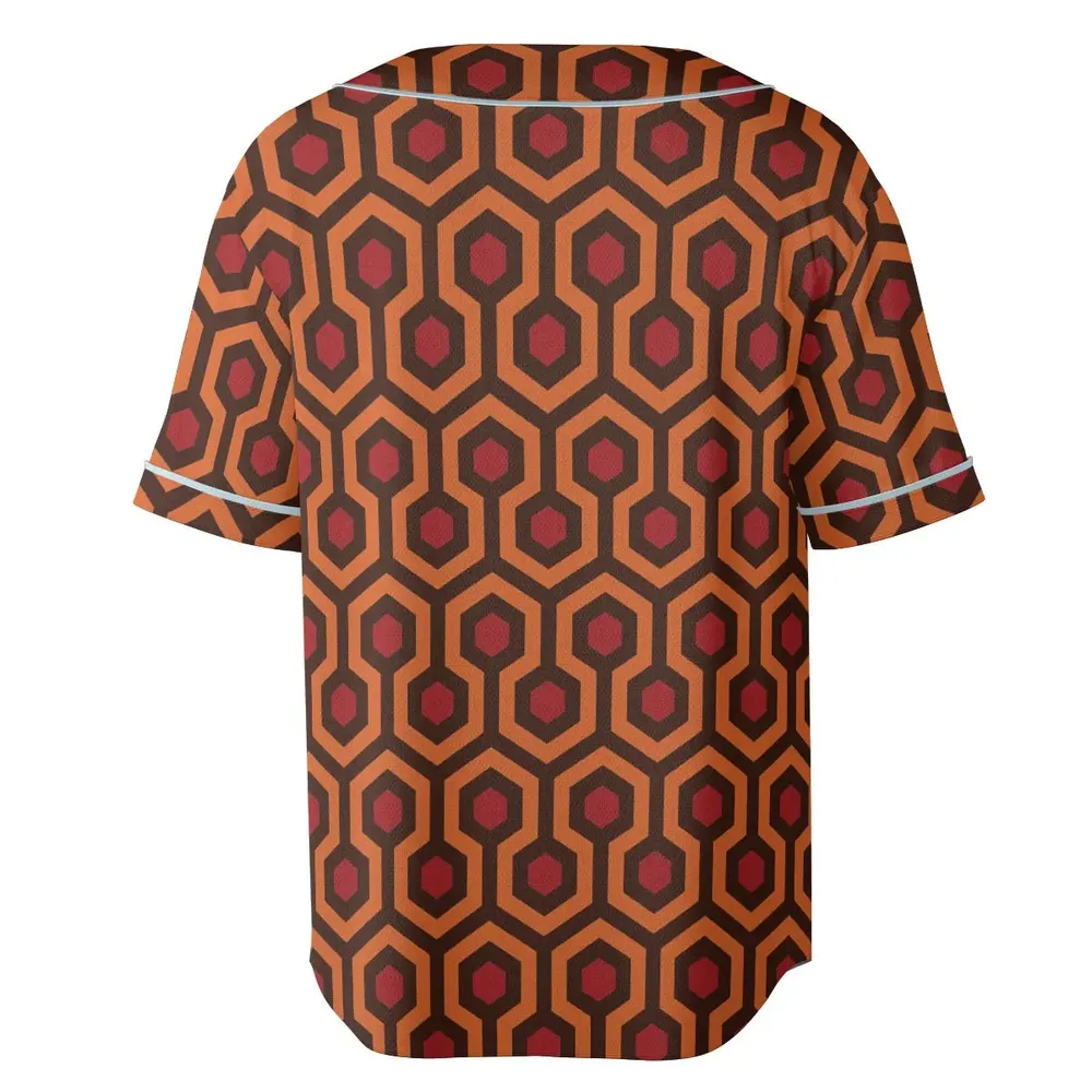 The Overlook Pattern The Shining Unisex Baseball Jersey - 4