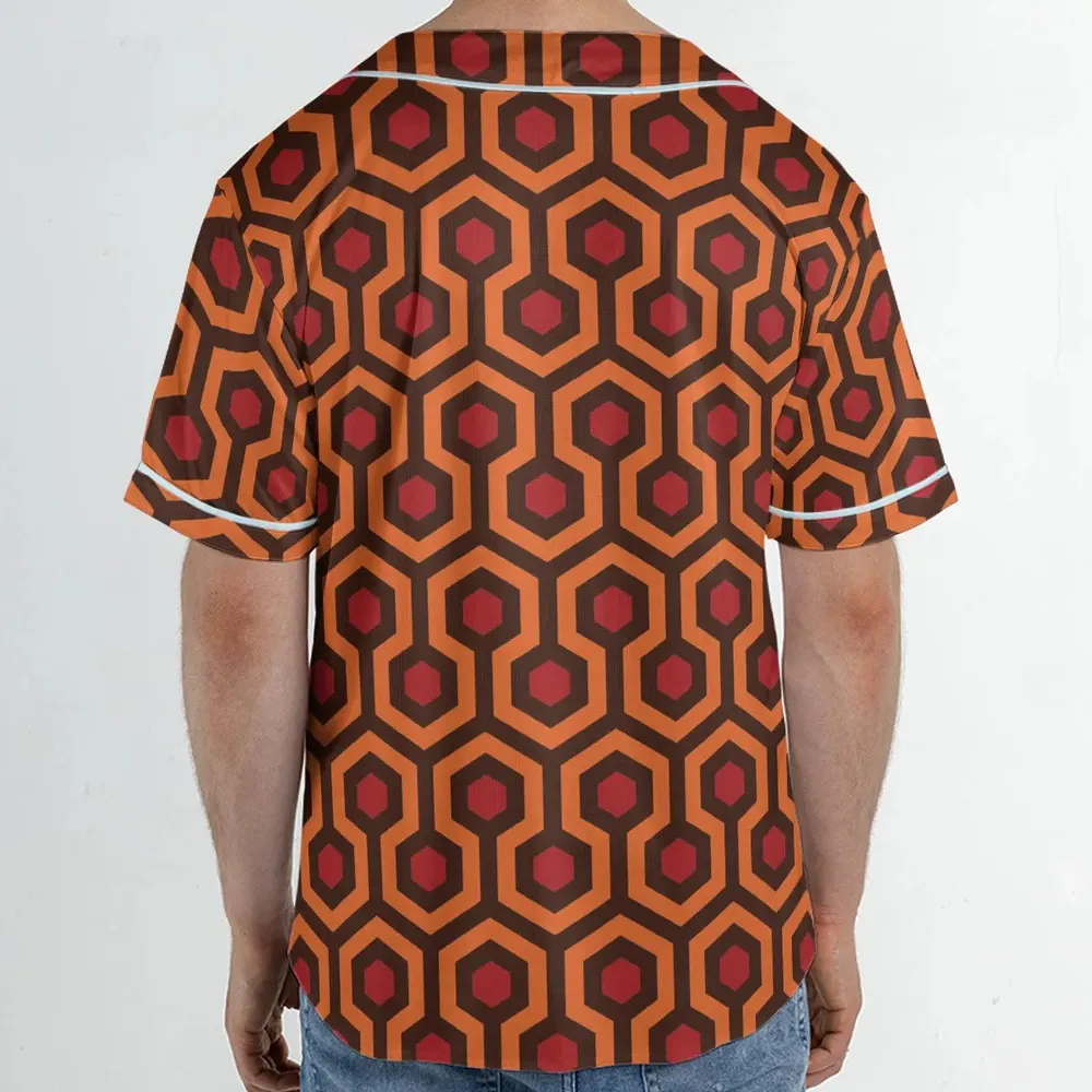 The Overlook Pattern The Shining Unisex Baseball Jersey - 2