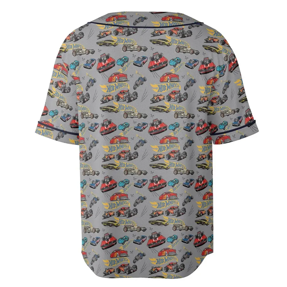Hot Wheels Classic Car Unisex Baseball Jersey - 4