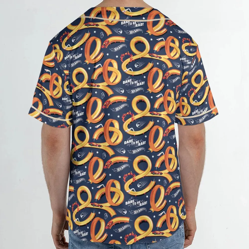 Hot Wheels Unisex Baseball Jersey - 2